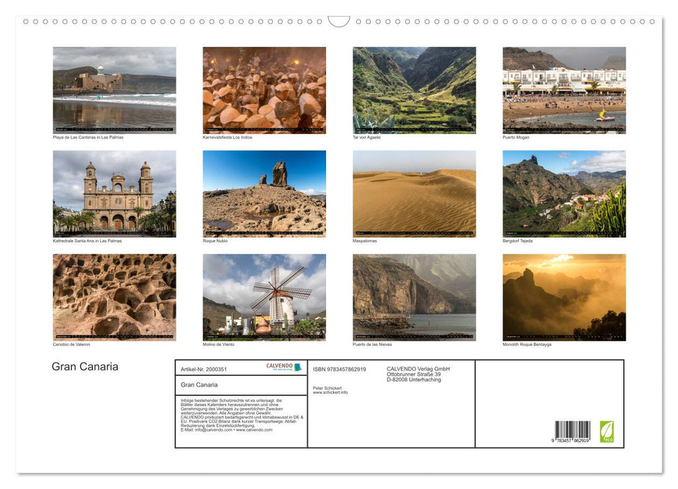 Gran Canaria (CALVENDO Wandkalender 2026)