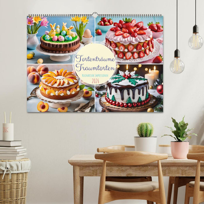 Tortenträume - Traumtorten (CALVENDO Wandkalender 2026)