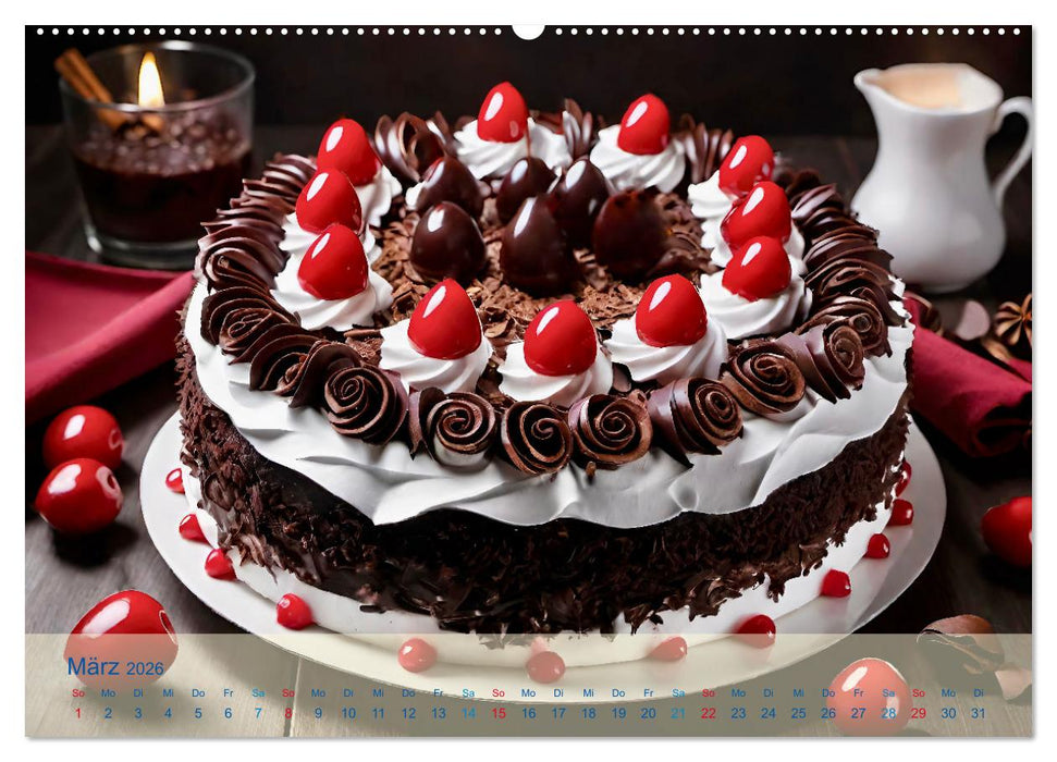 Tortenträume - Traumtorten (CALVENDO Wandkalender 2026)