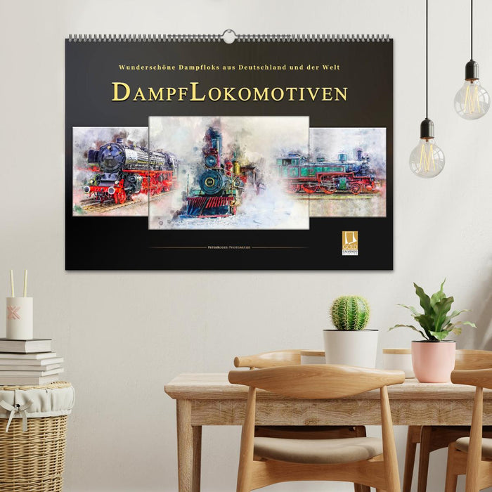 Dampflokomotiven - wunderschöne Dampfloks aus Deutschland und der Welt (CALVENDO Wandkalender 2026)