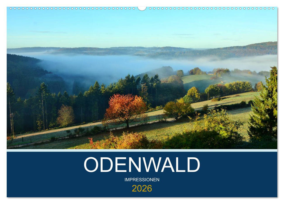 Odenwald - Impressionen (CALVENDO Wandkalender 2026)