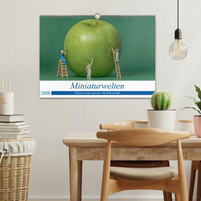 Miniaturwelten - Kleine Leute aus der Nachbarschaft (CALVENDO Wandkalender 2026)