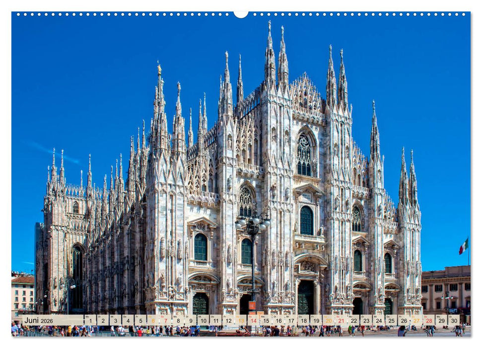 Die 12 meistbesuchten Städte in Europa (CALVENDO Wandkalender 2026)