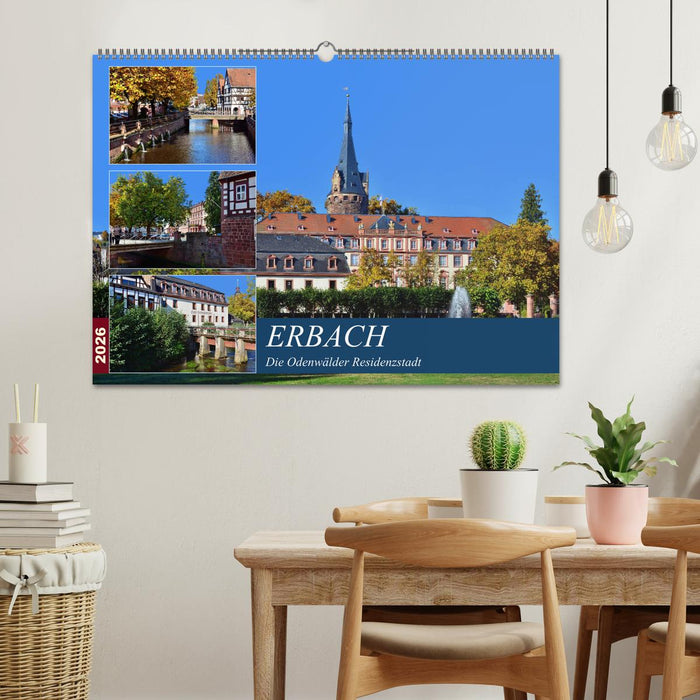 Erbach - Die Odenwälder Residenzstadt (CALVENDO Wandkalender 2026)