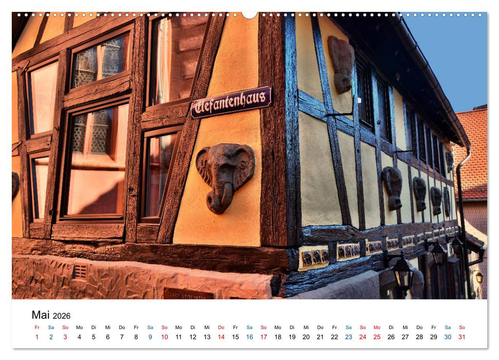 Michelstadt - Fachwerkromantik im Odenwald (CALVENDO Wandkalender 2026)