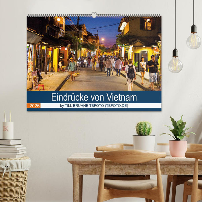 Eindrücke von VIETNAM 2026 by Till Brühne 2026 (CALVENDO Wandkalender 2026)