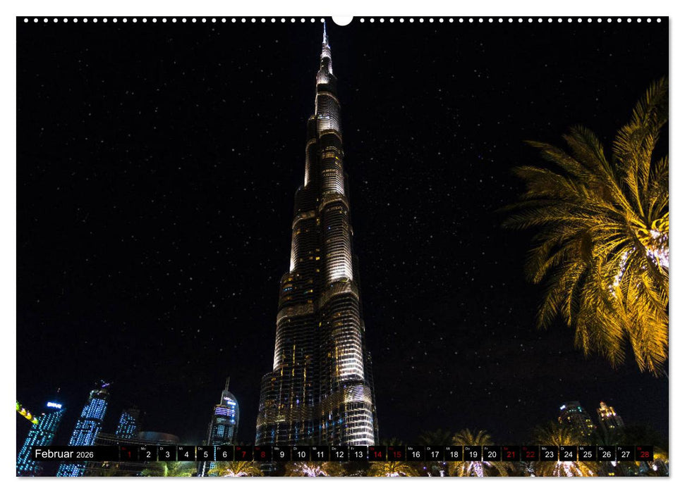 Dubai Wüstenstadt (CALVENDO Wandkalender 2026)