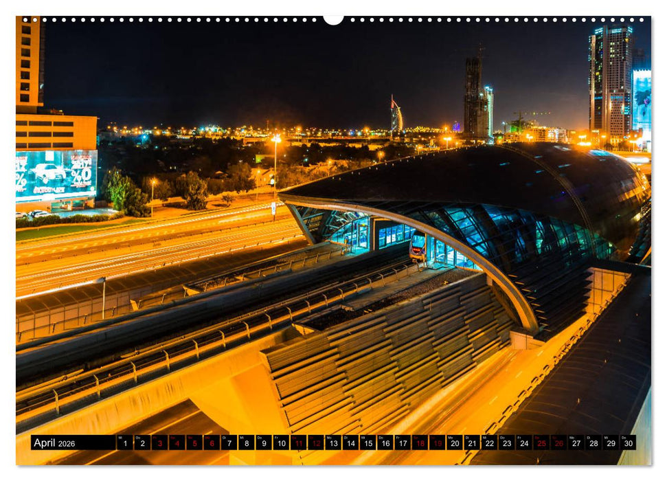 Dubai Wüstenstadt (CALVENDO Wandkalender 2026)