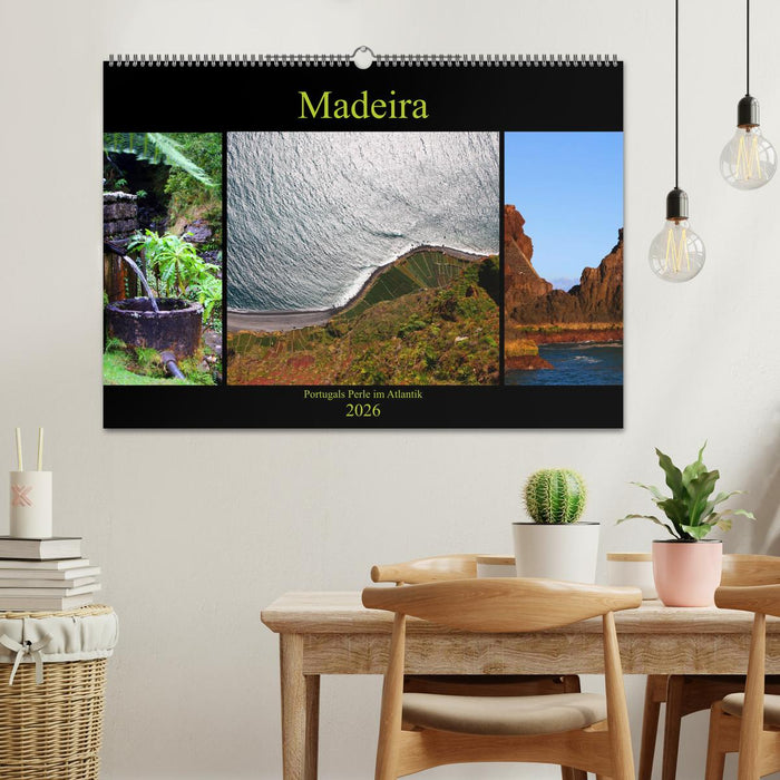 Madeira - Portugals Perle im Atlantik (CALVENDO Wandkalender 2026)