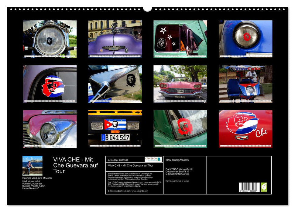 VIVA CHE - Mit Che Guevara auf Tour (CALVENDO Wandkalender 2026)