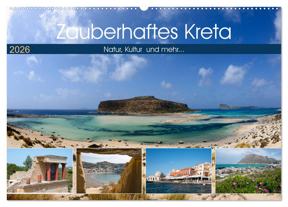 Zauberhaftes Kreta (CALVENDO Wandkalender 2026)