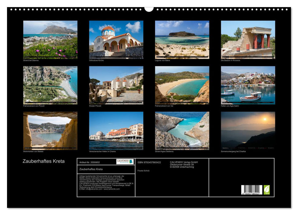 Zauberhaftes Kreta (CALVENDO Wandkalender 2026)