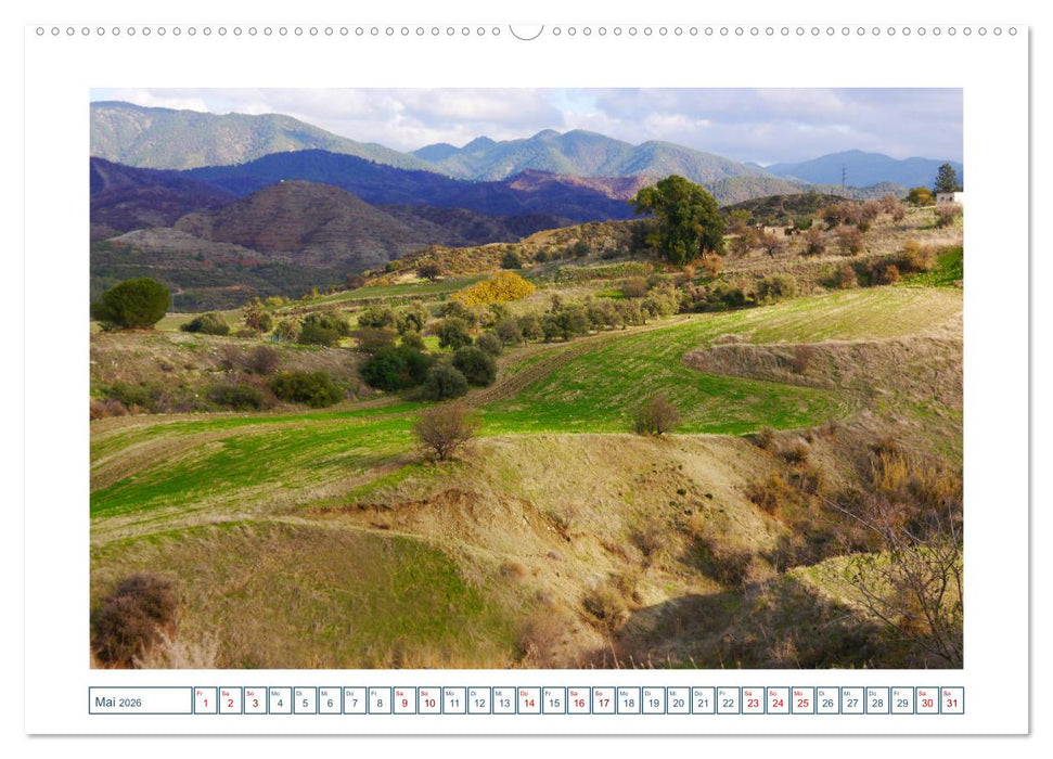 Zypern. Von Akamas bis Limassol (CALVENDO Wandkalender 2026)