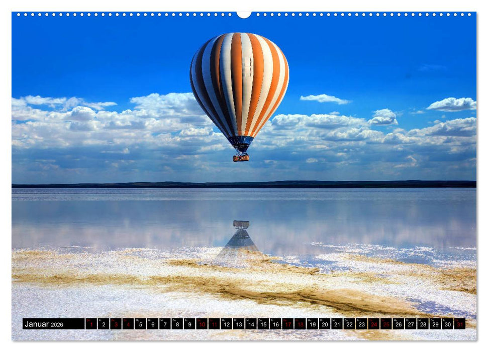 Ballonfahrt - Faszination und Abenteuer (CALVENDO Wandkalender 2026)