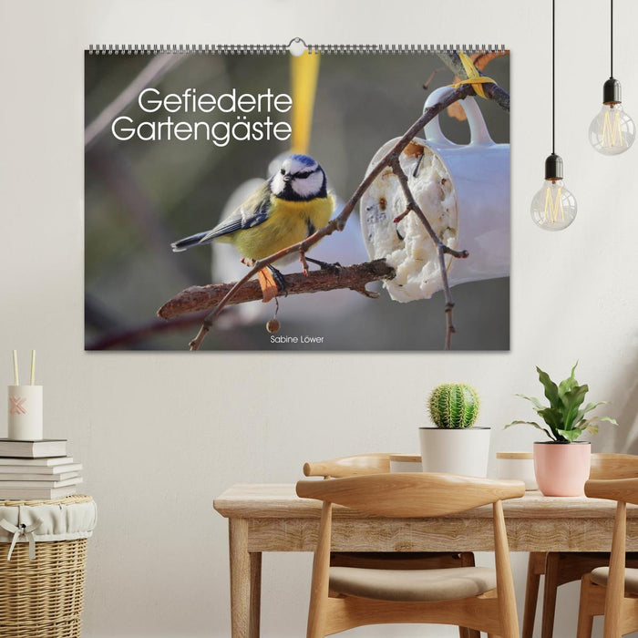 Gefiederte Gartengäste (CALVENDO Wandkalender 2026)