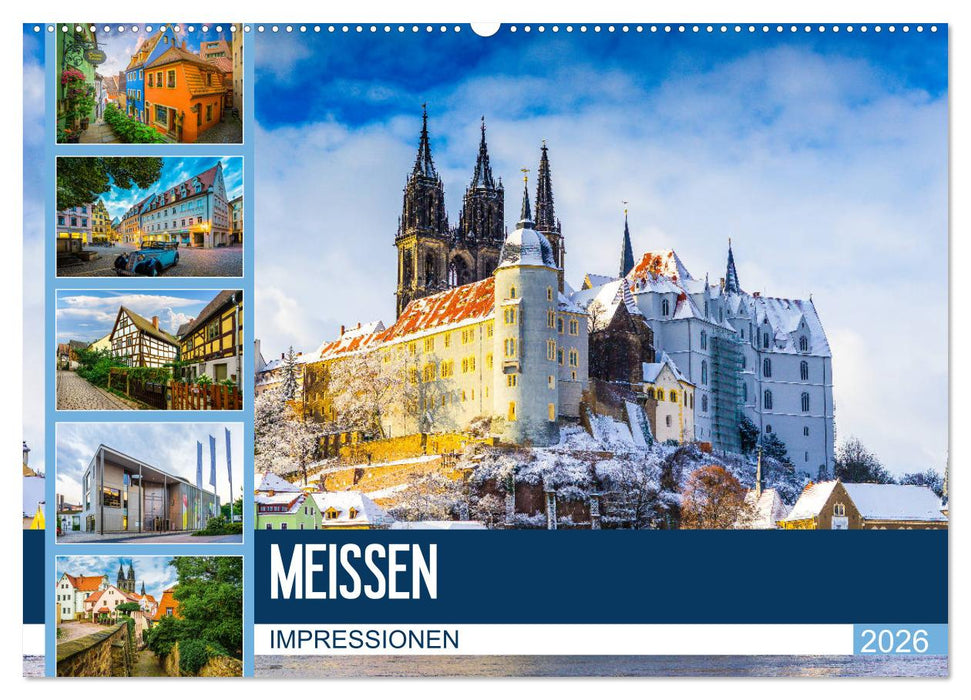 Meißen Impressionen (CALVENDO Wandkalender 2026)