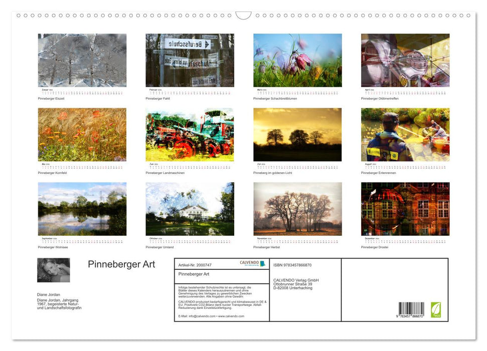 Pinneberger Art (CALVENDO Wandkalender 2026)