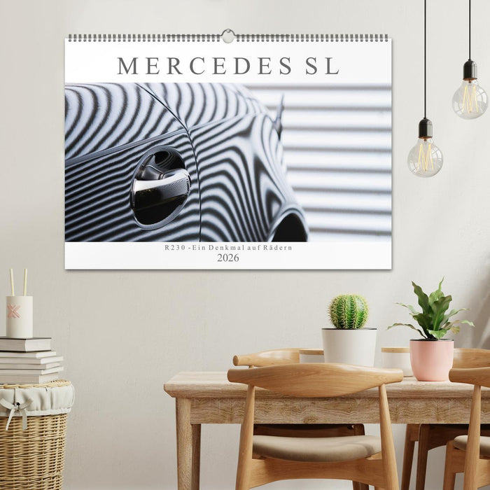 Mercedes SL R230 - Ein Denkmal auf Rädern (CALVENDO Wandkalender 2026)