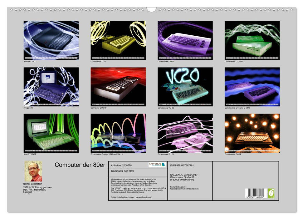 Computer der 80er (CALVENDO Wandkalender 2026)