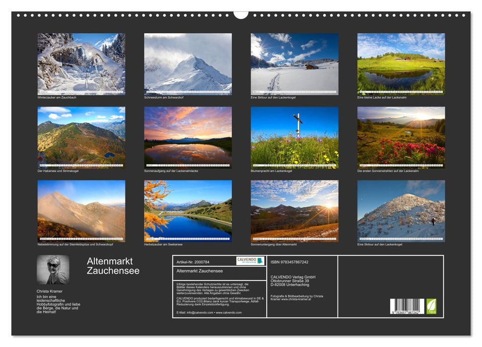 Altenmarkt Zauchensee (CALVENDO Wandkalender 2026)