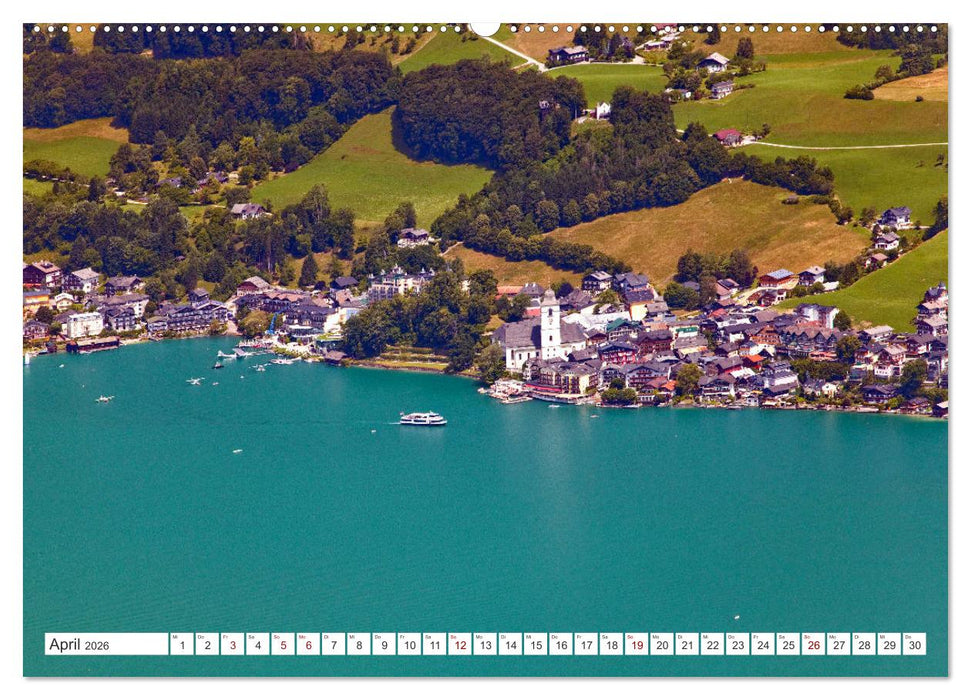 Der schöne Wolfgangsee im Salzkammergut (CALVENDO Wandkalender 2026)