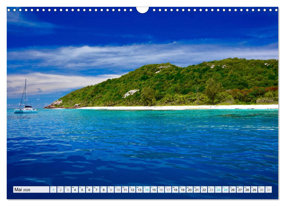 Seychellen - Paradies im Indischen Ozean (CALVENDO Wandkalender 2026)