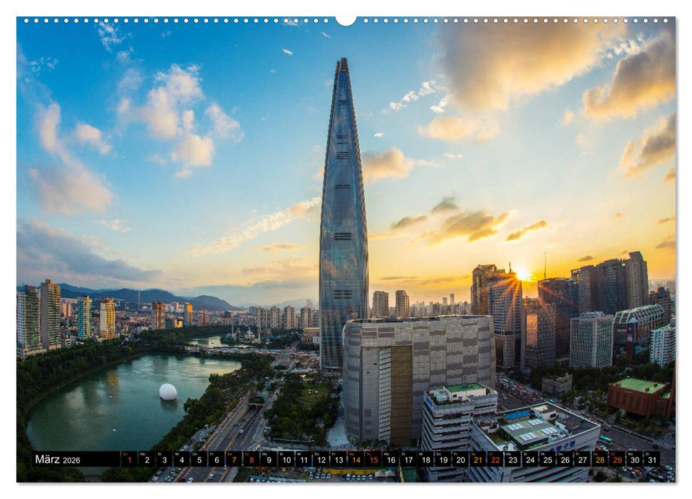 Seoul - Metropole zwischen Tradition und Moderne (CALVENDO Wandkalender 2026)