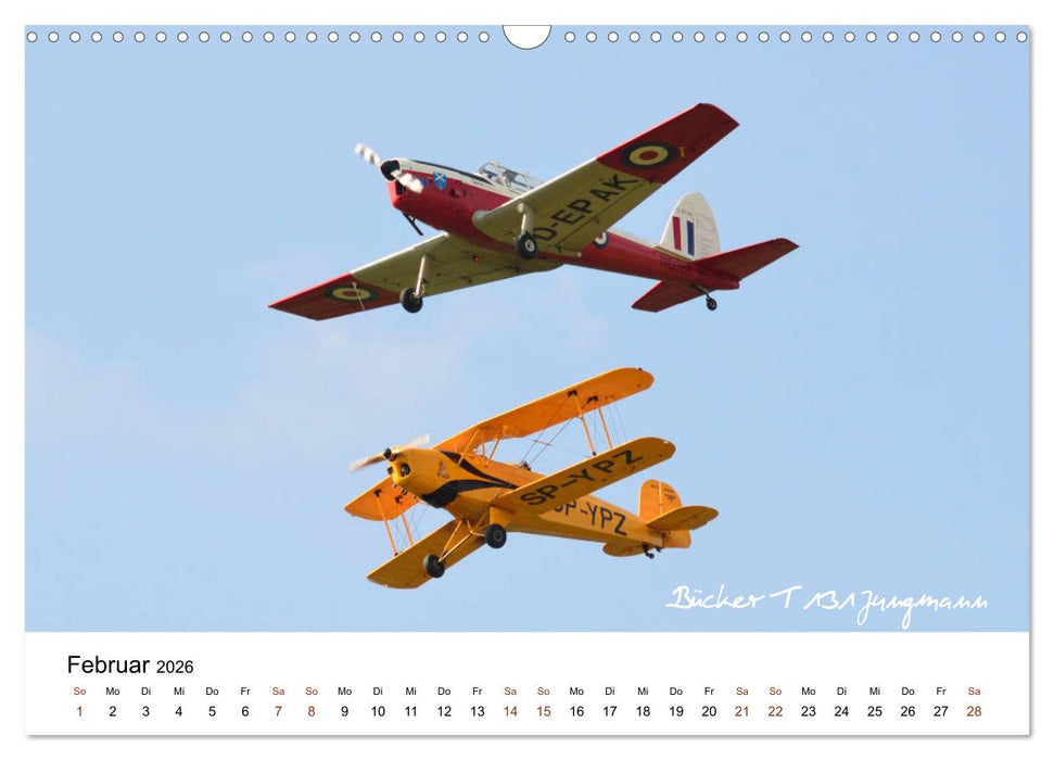Faszination Kunst- und Segelflug (CALVENDO Wandkalender 2026)