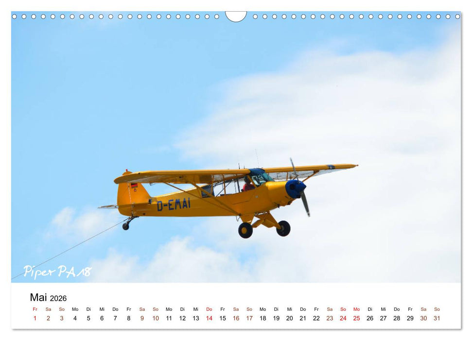 Faszination Kunst- und Segelflug (CALVENDO Wandkalender 2026)