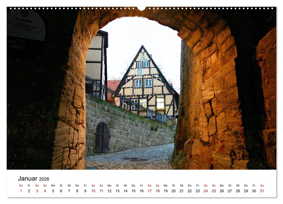 Weltkulturerbe Quedlinburg (CALVENDO Wandkalender 2026)