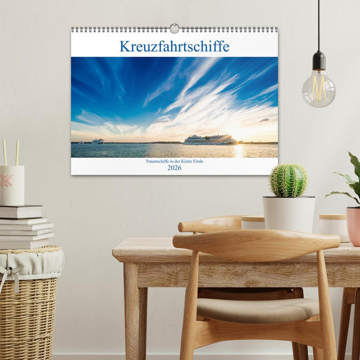 Kreuzfahrtschiffe 2026 (CALVENDO Wandkalender 2026)