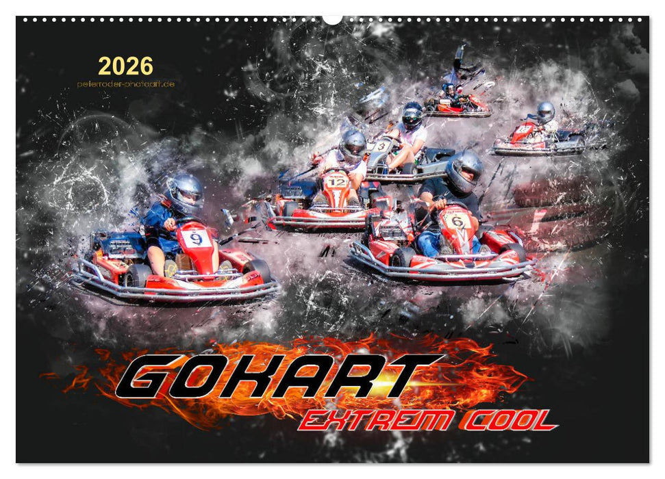 GoKart - extrem cool (CALVENDO Wandkalender 2026)