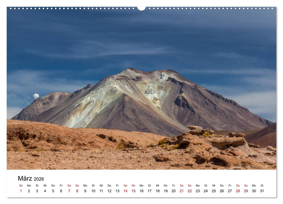 Bolivien - Einzigartige Landschaft (CALVENDO Wandkalender 2026)