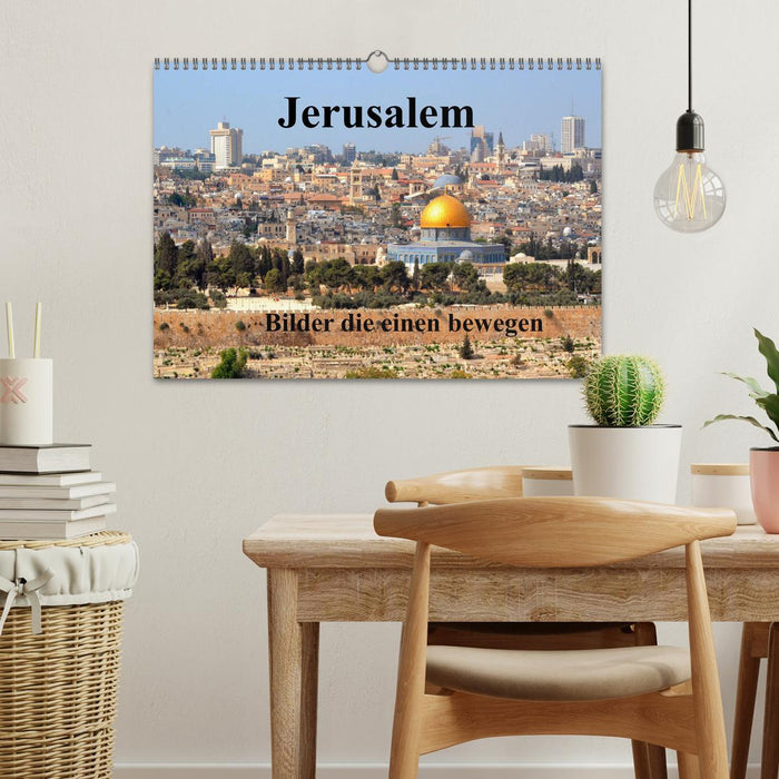 Jerusalem, Bilder die einen bewegen (CALVENDO Wandkalender 2026)