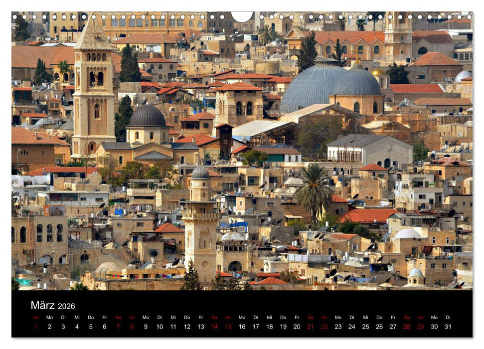 Jerusalem, Bilder die einen bewegen (CALVENDO Wandkalender 2026)