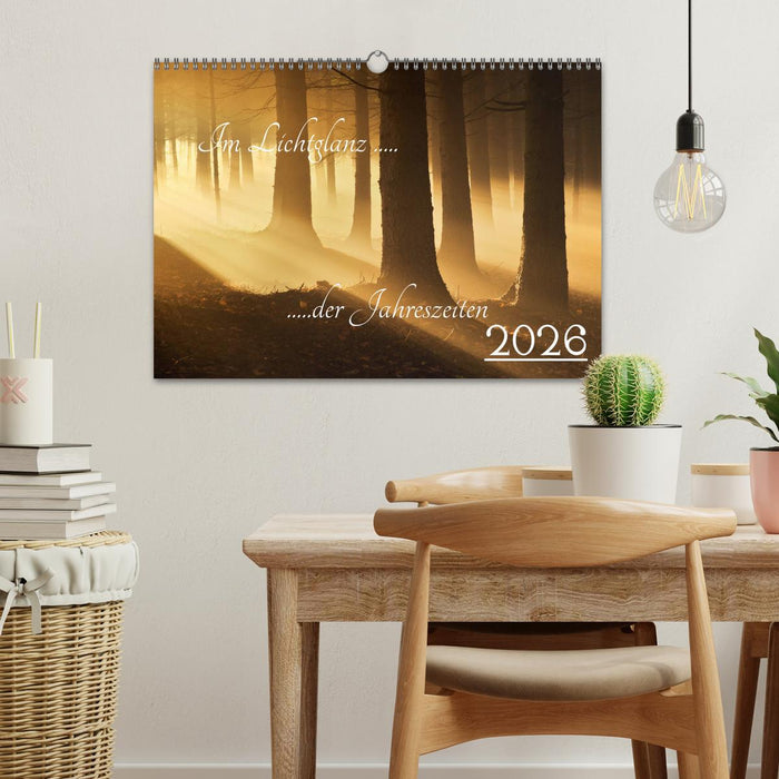 Im Lichtglanz der Jahreszeiten (CALVENDO Wandkalender 2026)