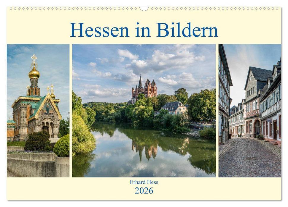 Hessen in Bildern (CALVENDO Wandkalender 2026)