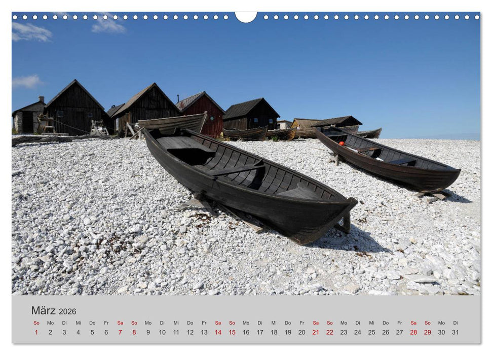 Gotland - Perle der Ostsee (CALVENDO Wandkalender 2026)