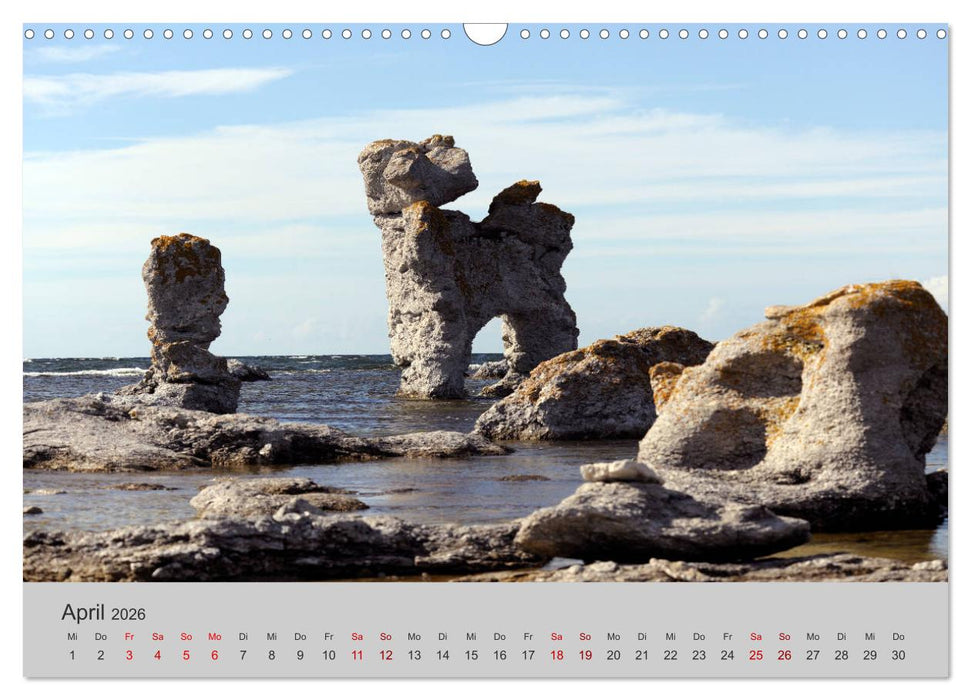 Gotland - Perle der Ostsee (CALVENDO Wandkalender 2026)