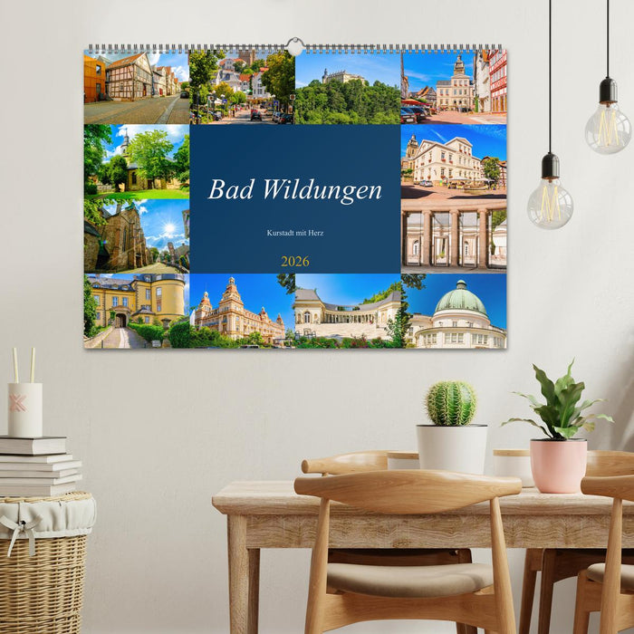 Bad Wildungen, Kurstadt mit Herz (CALVENDO Wandkalender 2026)