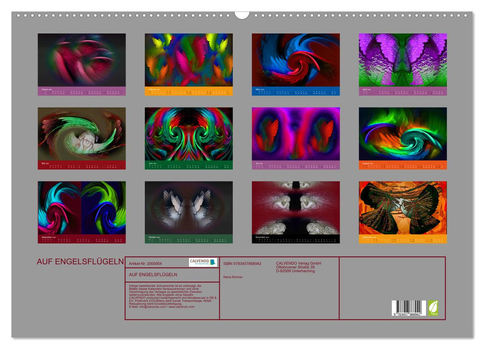 AUF ENGELSFLÜGELN (CALVENDO Wandkalender 2026)