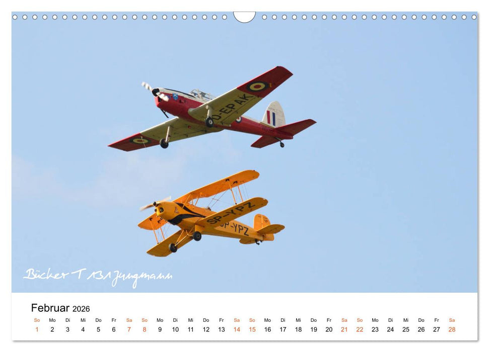 Die Faszination. Flugzeuge am Himmel (CALVENDO Wandkalender 2026)
