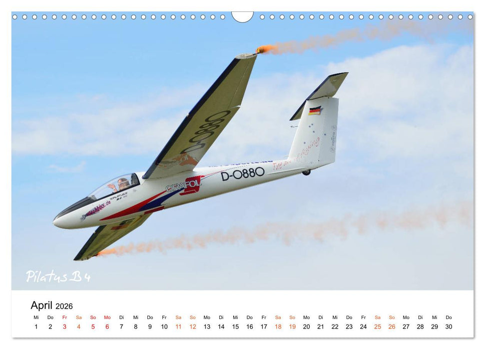 Die Faszination. Flugzeuge am Himmel (CALVENDO Wandkalender 2026)