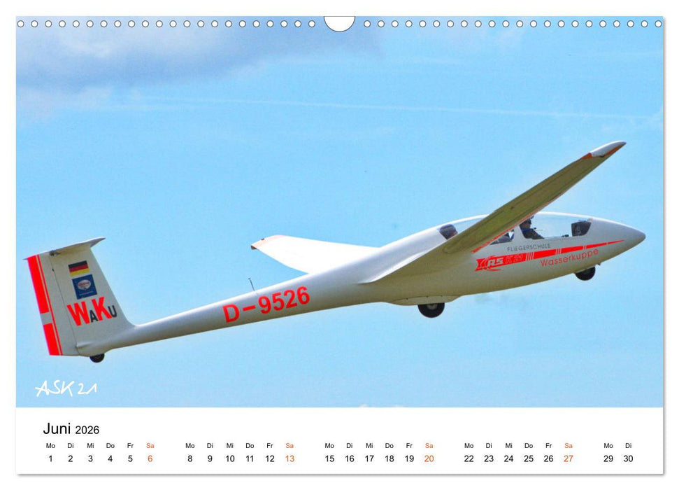 Die Faszination. Flugzeuge am Himmel (CALVENDO Wandkalender 2026)