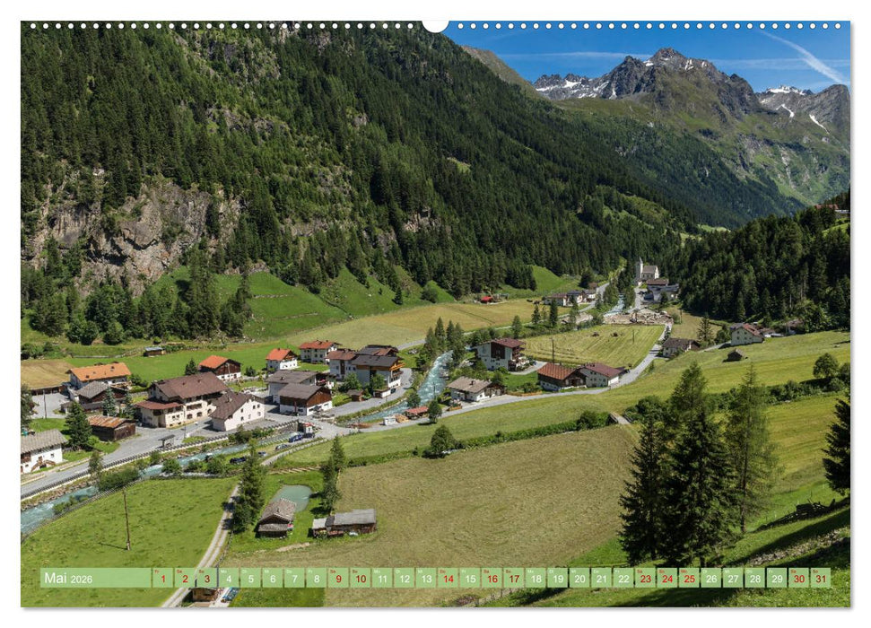 Pitztal in Bildern (CALVENDO Wandkalender 2026)