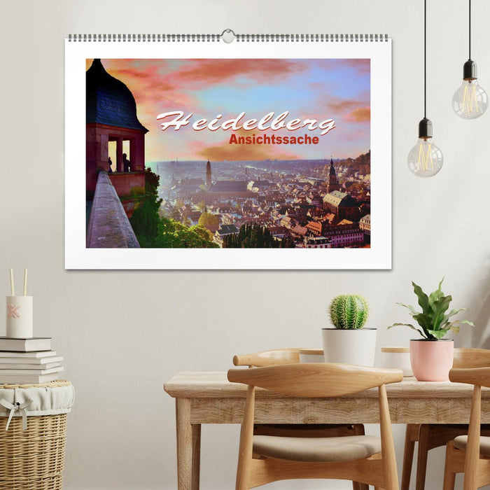 Heidelberg - Ansichtssache (CALVENDO Wandkalender 2026)
