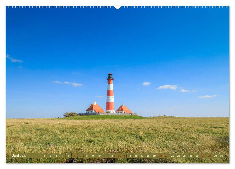 Einmaliges Westerhever (CALVENDO Wandkalender 2026)