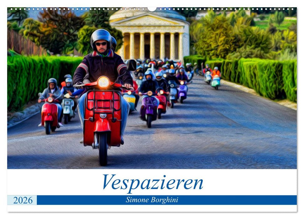 Vespazieren (CALVENDO Wandkalender 2026)