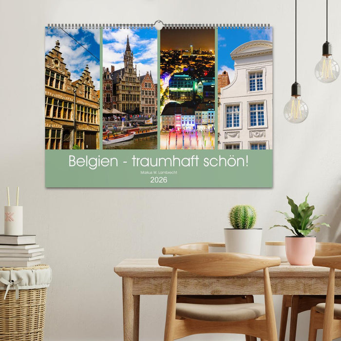 Belgien - traumhaft schön! (CALVENDO Wandkalender 2026)