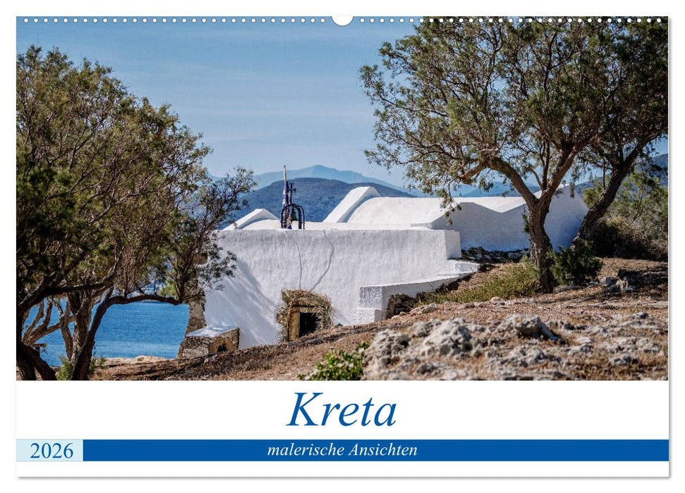 Kreta - malerische Ansichten (CALVENDO Wandkalender 2026)